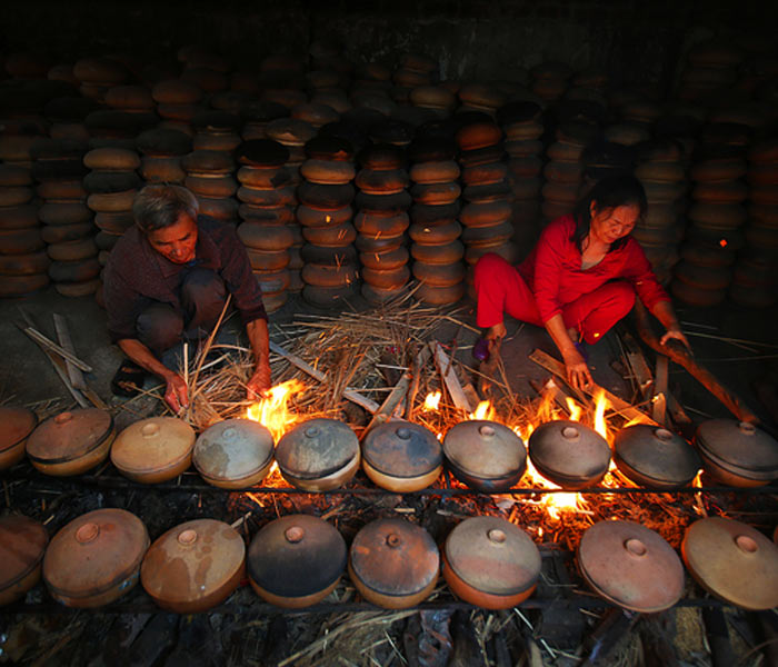 Quy trình kho cá làng Vũ Đại